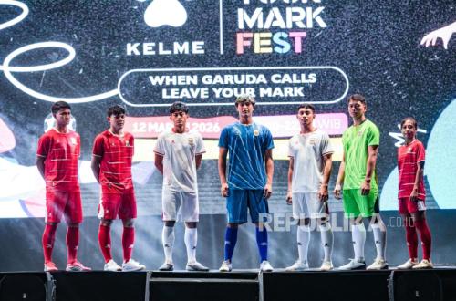 Jersey baru timnas Indonesia dari Kelme, merah putih berbudaya