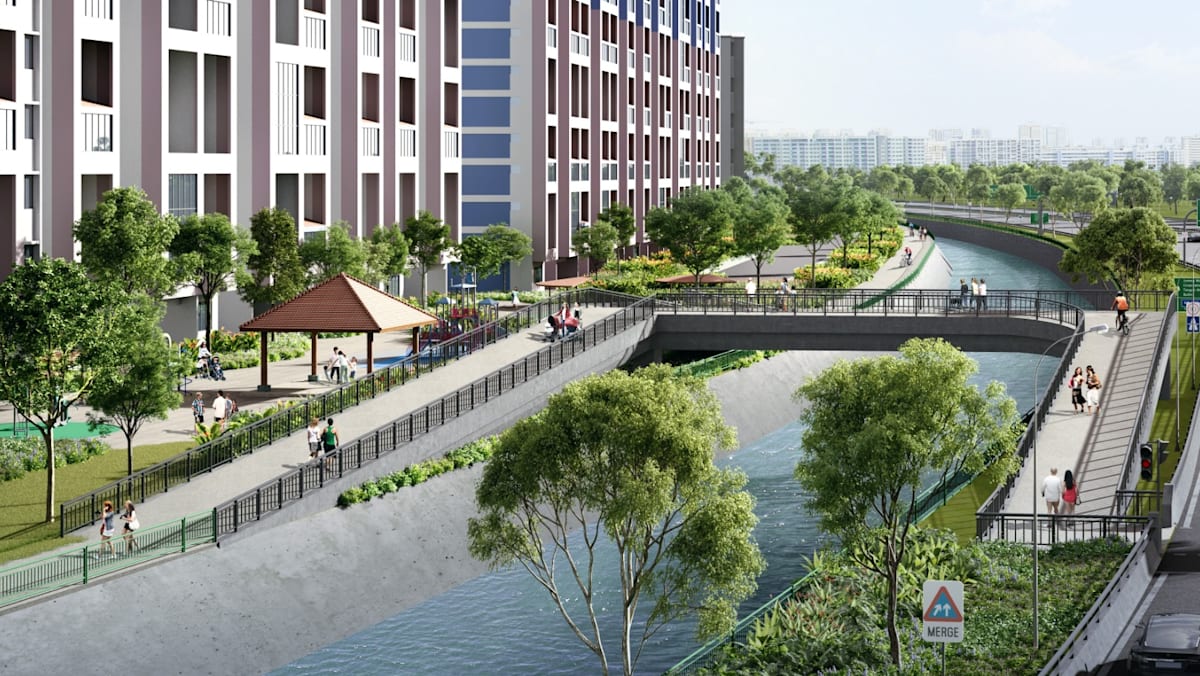 Jembatan pejalan kaki cetak 3D pertama di Singapura di Jurong